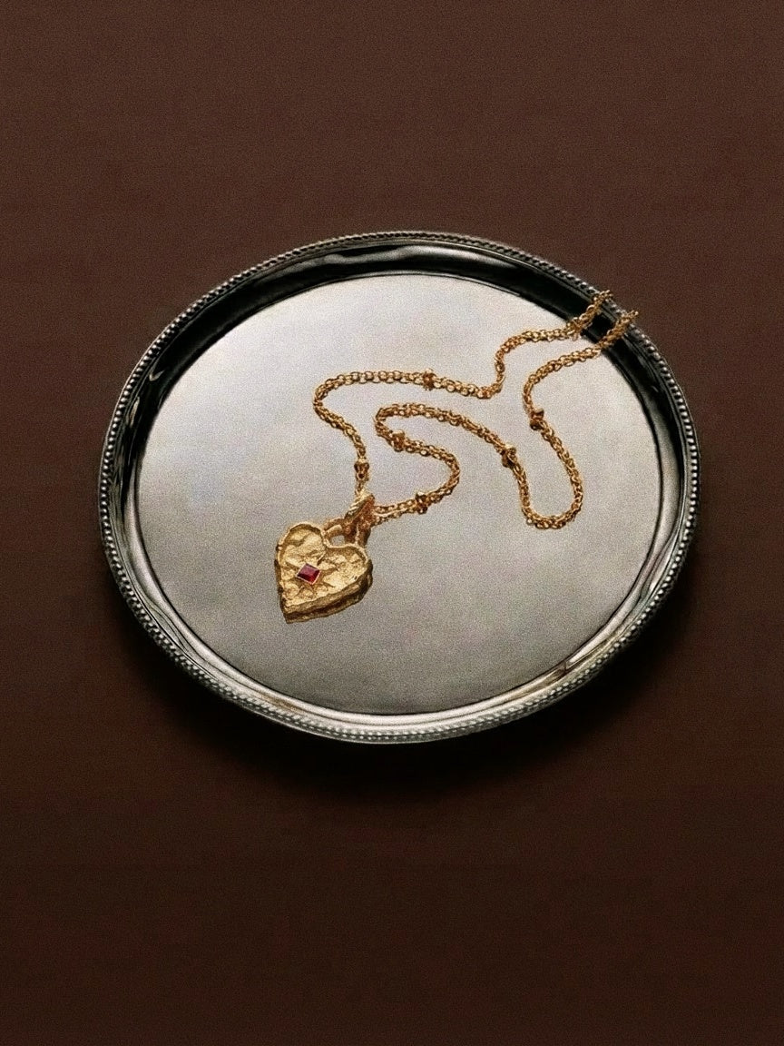 The Red Heart Necklace