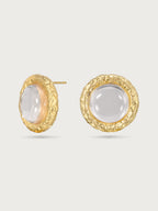 The Halo Round Earrings