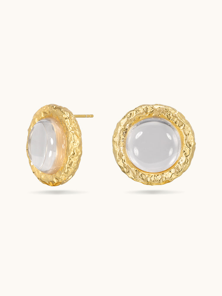 The Halo Round Earrings